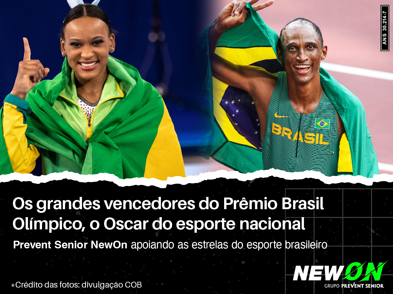 Prêmio Brasil Olímpico 2022: Rebeca Andrade e Alison dos Santos vencem na categoria Atleta do Ano