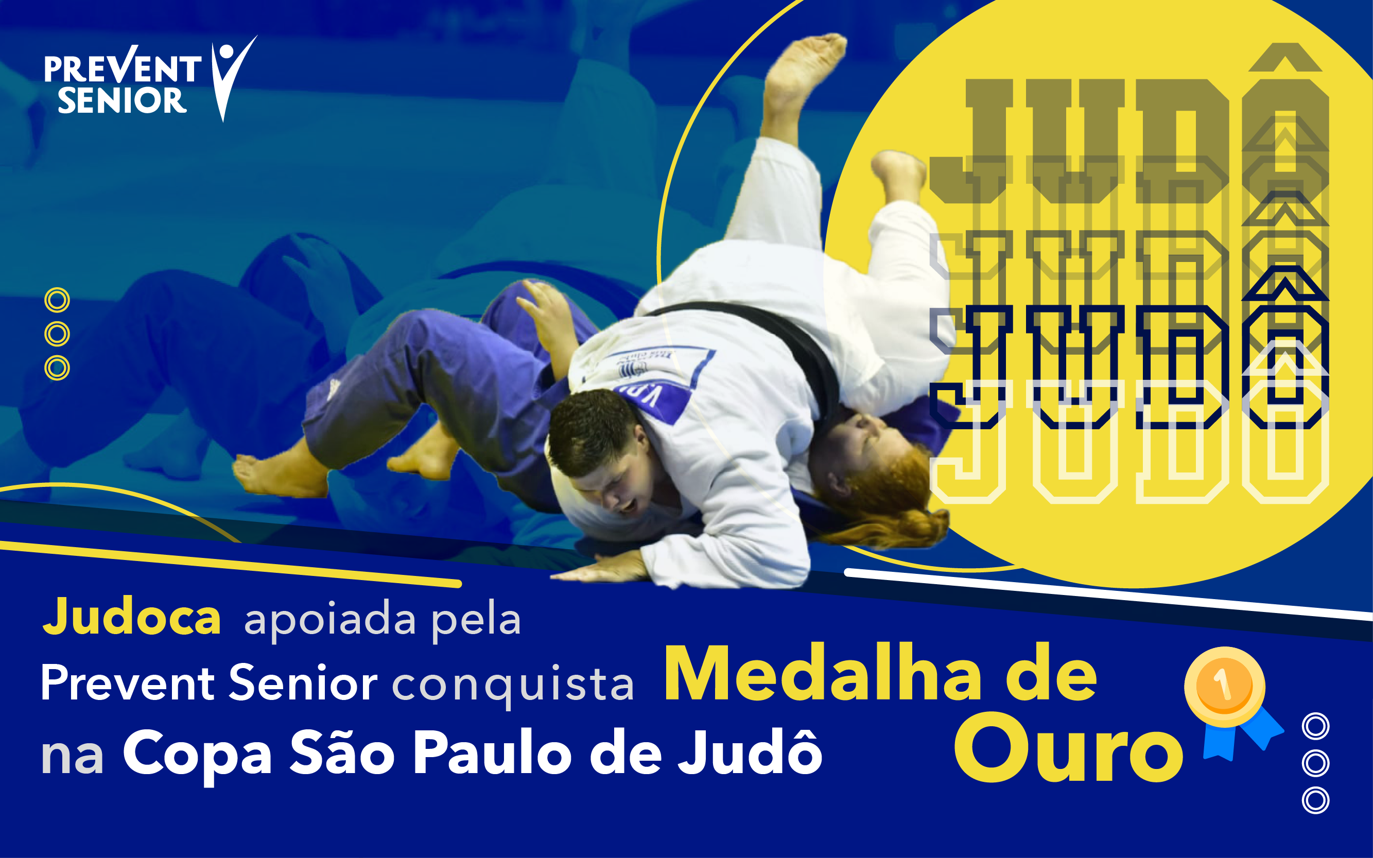 De olho em seletiva para equipe olímpica, judoca apoiada pela Prevent Senior conquista duas medalhas em competições após se recuperar de lesão