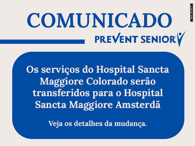 Transferência dos serviços do Hospital Colorado acontece em 15/06/2026