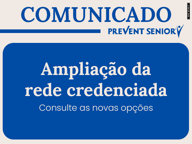 Ampliação da rede credenciada