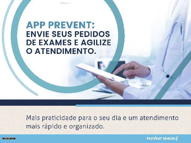App Prevent: envie seus pedidos de exames e agilize o atendimento