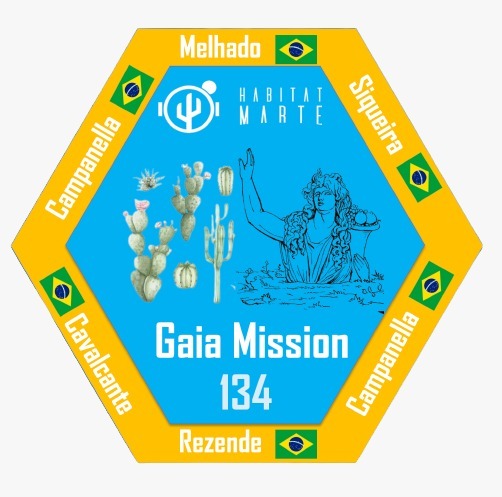 Insignía da Missão Gaia no Habitat Marte