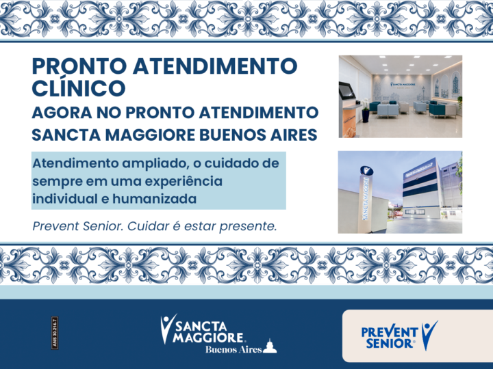 Pronto Atendimento Sancta Maggiore Buenos Aires agora com Pronto Atendimento Clínico