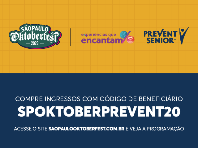 🟣 Oktoberfest e Experiências que Encantam: beneficiários Prevent Senior têm 20% de desconto no ingressos para curtir o evento!