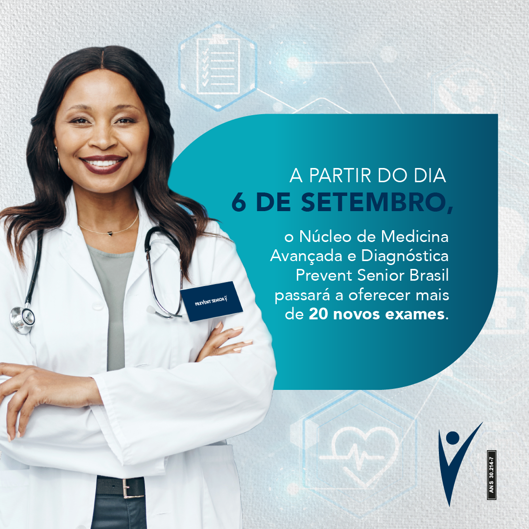Novos exames serão disponibilizados no Núcleo de Medicina Avançada e Diagnóstica Brasil a partir do dia 6 de setembro