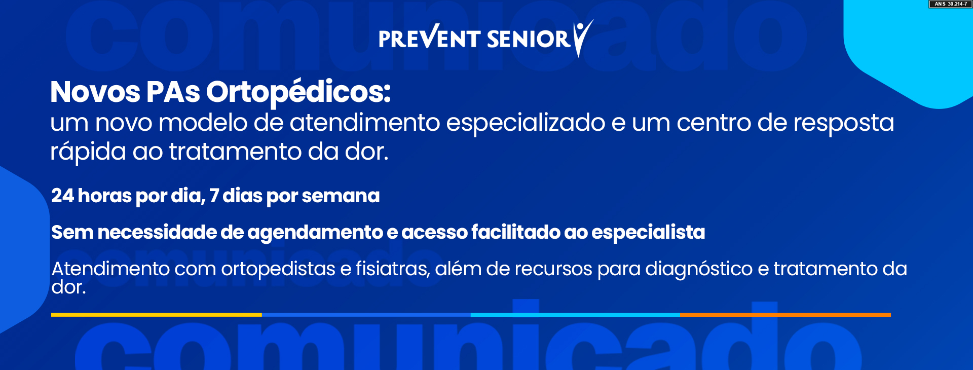 Novos PAs Ortopédicos: um novo modelo de atendimento especializado